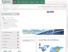 Tablet Screenshot of iiec.org